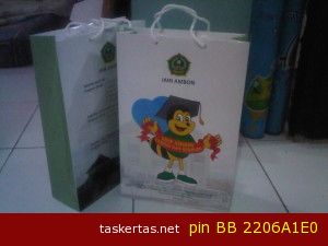 tas kertas glossy kampus