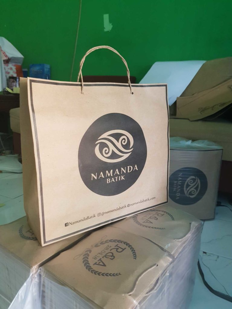 Paper Bag Batik 5 tas kertas batik butik